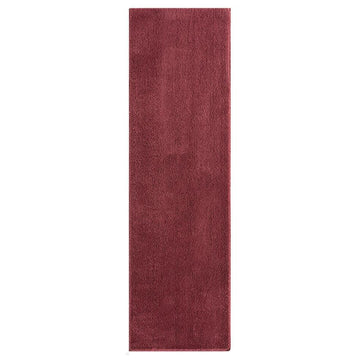Washable Comfy Plain CMF00 Red Runner-Desire Rugs-Rug Love - The Most Loved Rug Store